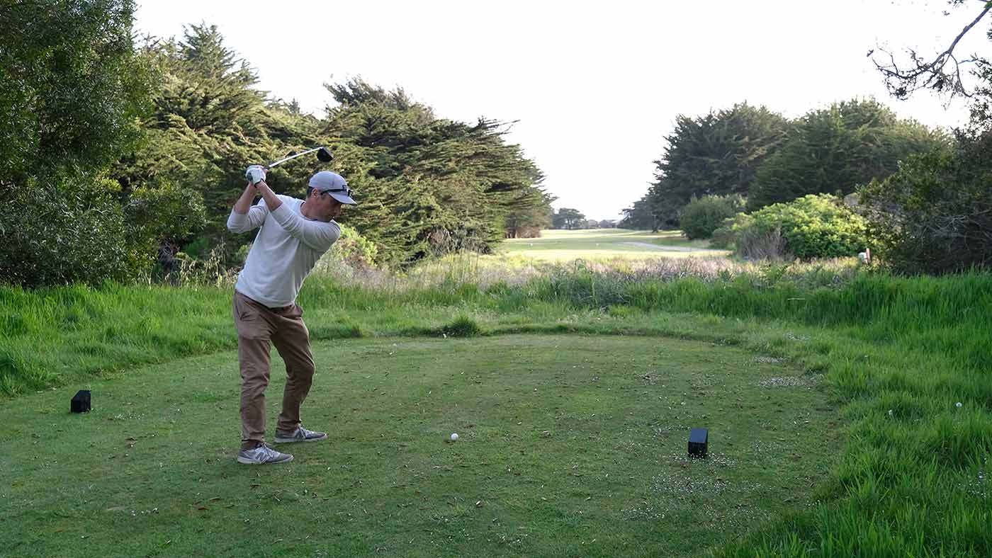 A view of Sea ranch golf links in California.