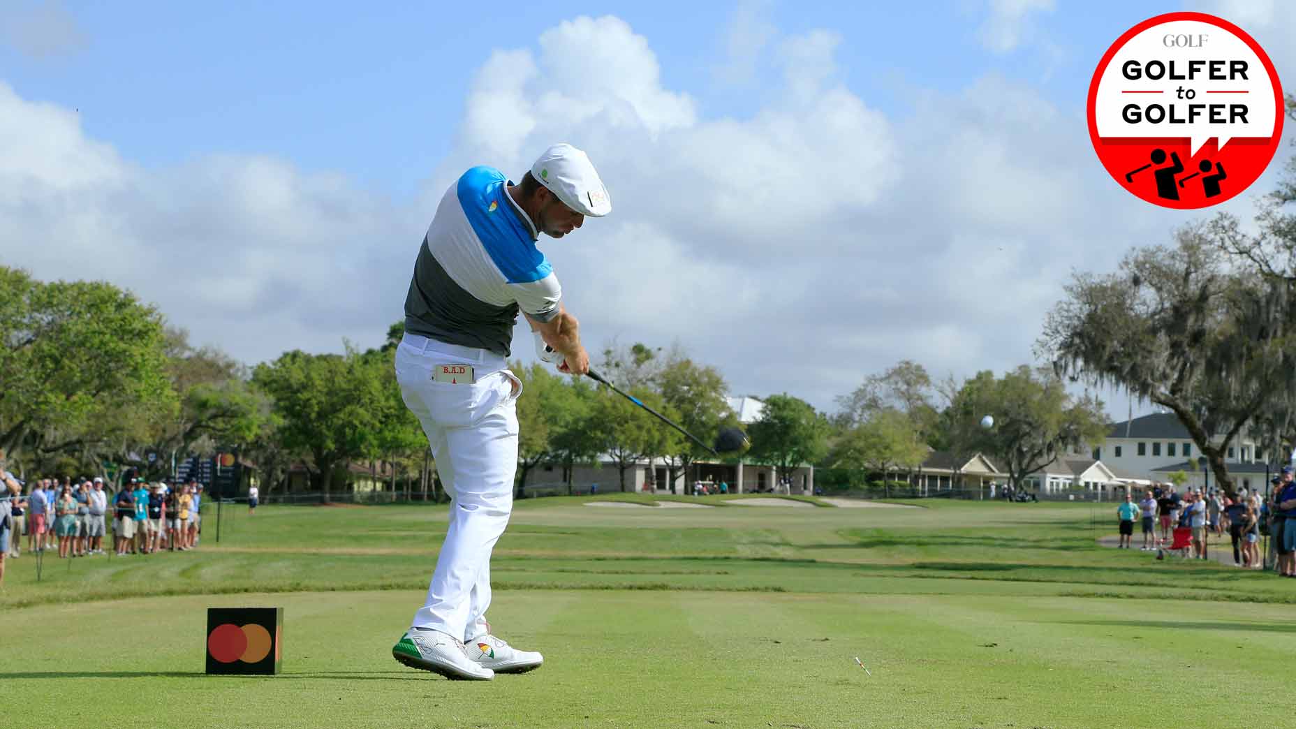 bryson dechambeau hits driver