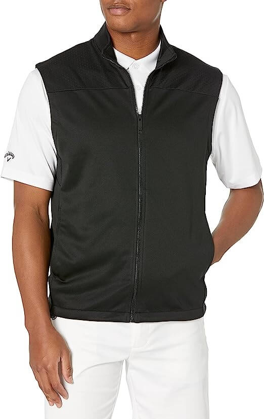 Callaway Men's High Gauge Fleece Full Zip Vest