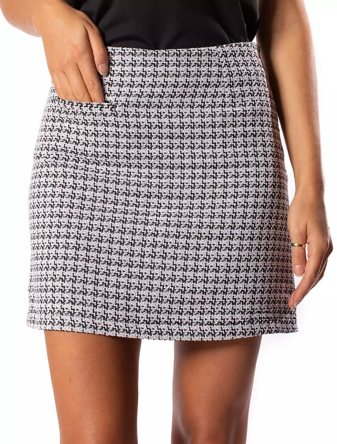 Golftini Women's 16.5&rdquo; Textured Weave Golf Skort