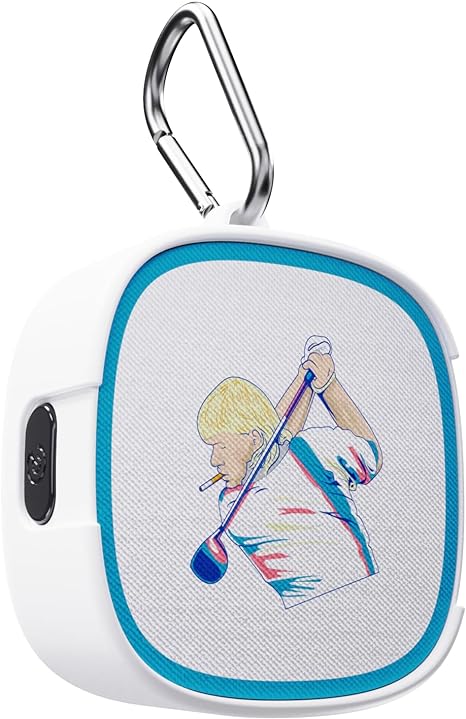 Duo Speaker Hard Shell Case Golf Bag Carabiner clip