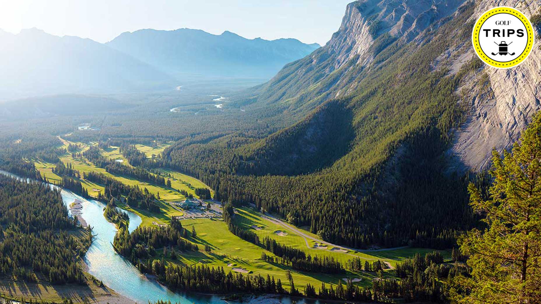 A view of the Fairmont Banff Springs Golf Course in Alberta.