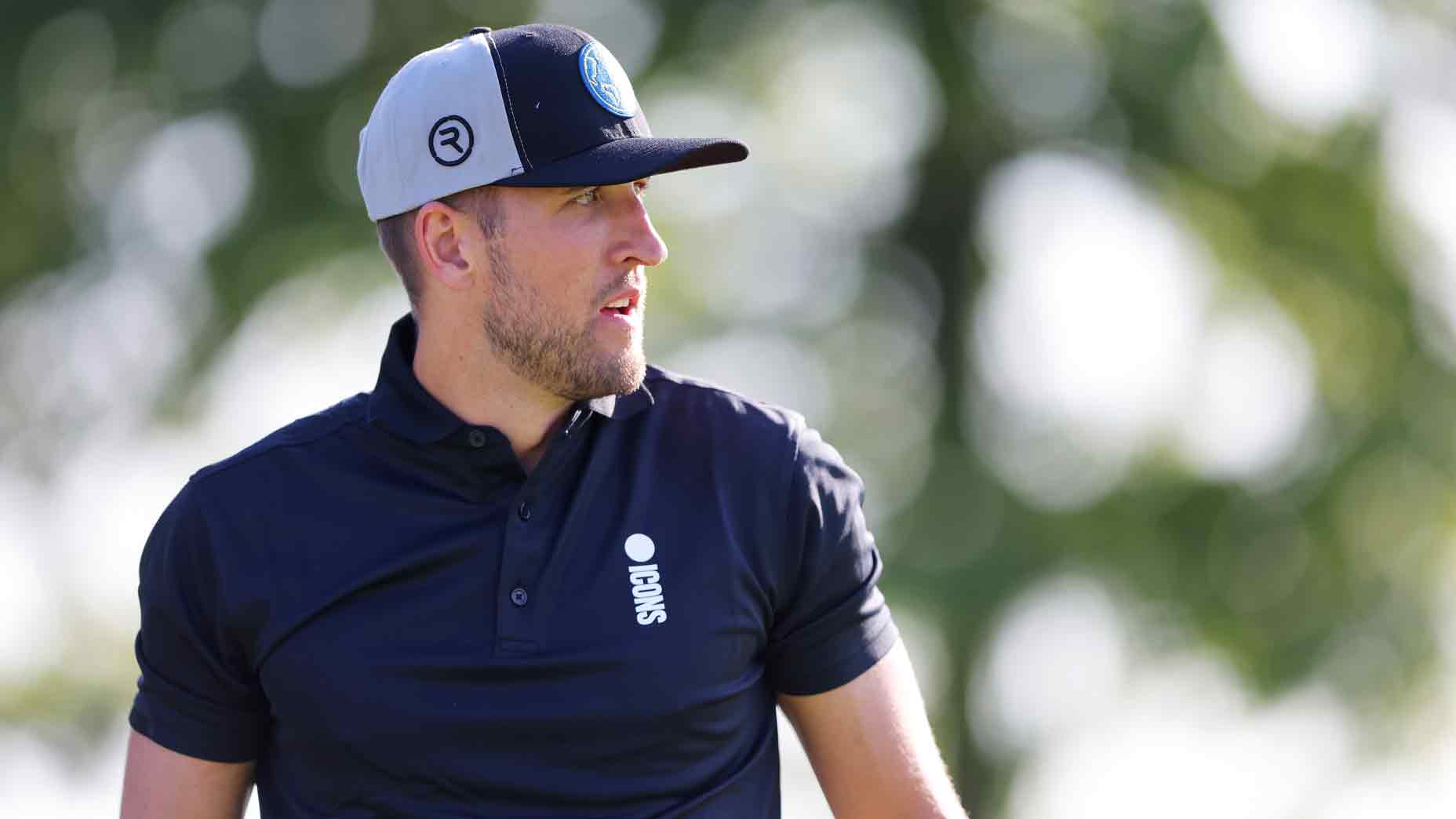 Harry Kane wearing Reflo at the Icons Series in 2022.