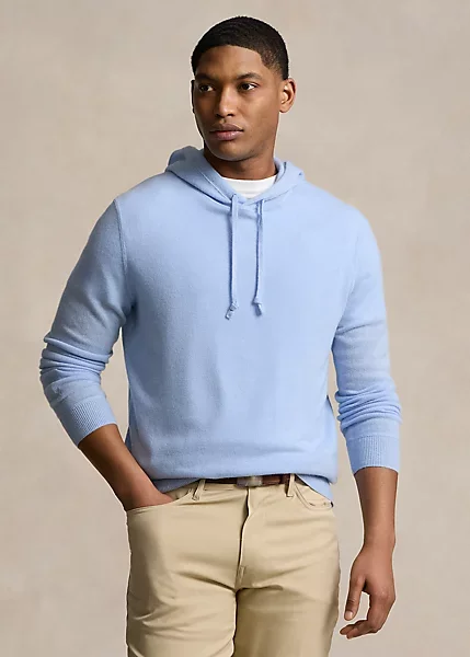 RLX Golf Washable Cashmere Hooded Sweater
