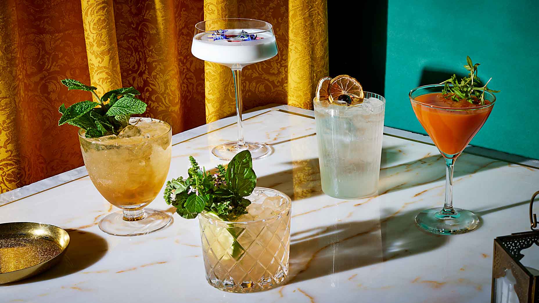 From left to right: the Sugar Magnolia, White Lotus, Carolina Cherry, Run Rabbit Run and Jasmine Smoke.