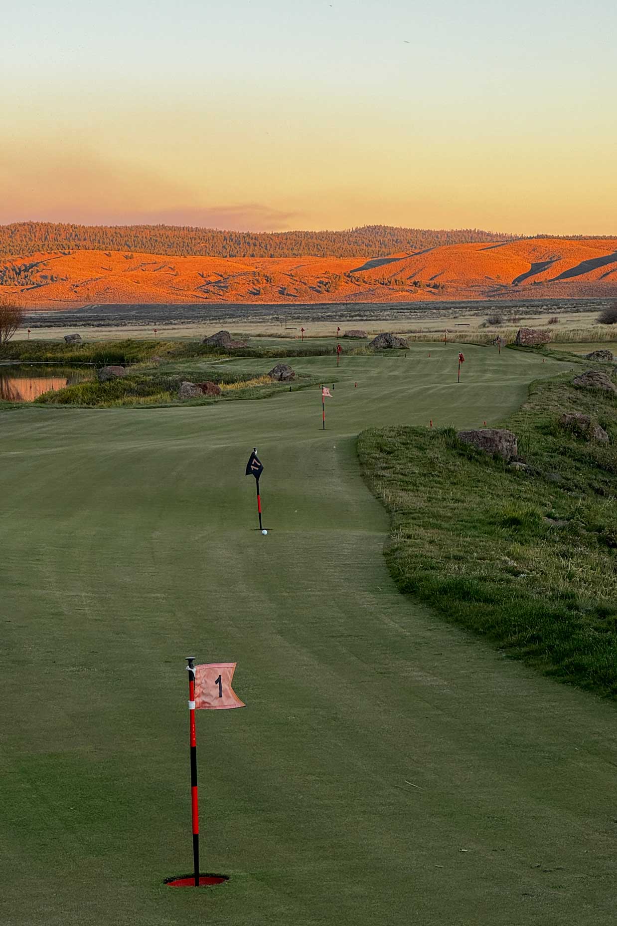 Silvies Ranch Claire's putting course.