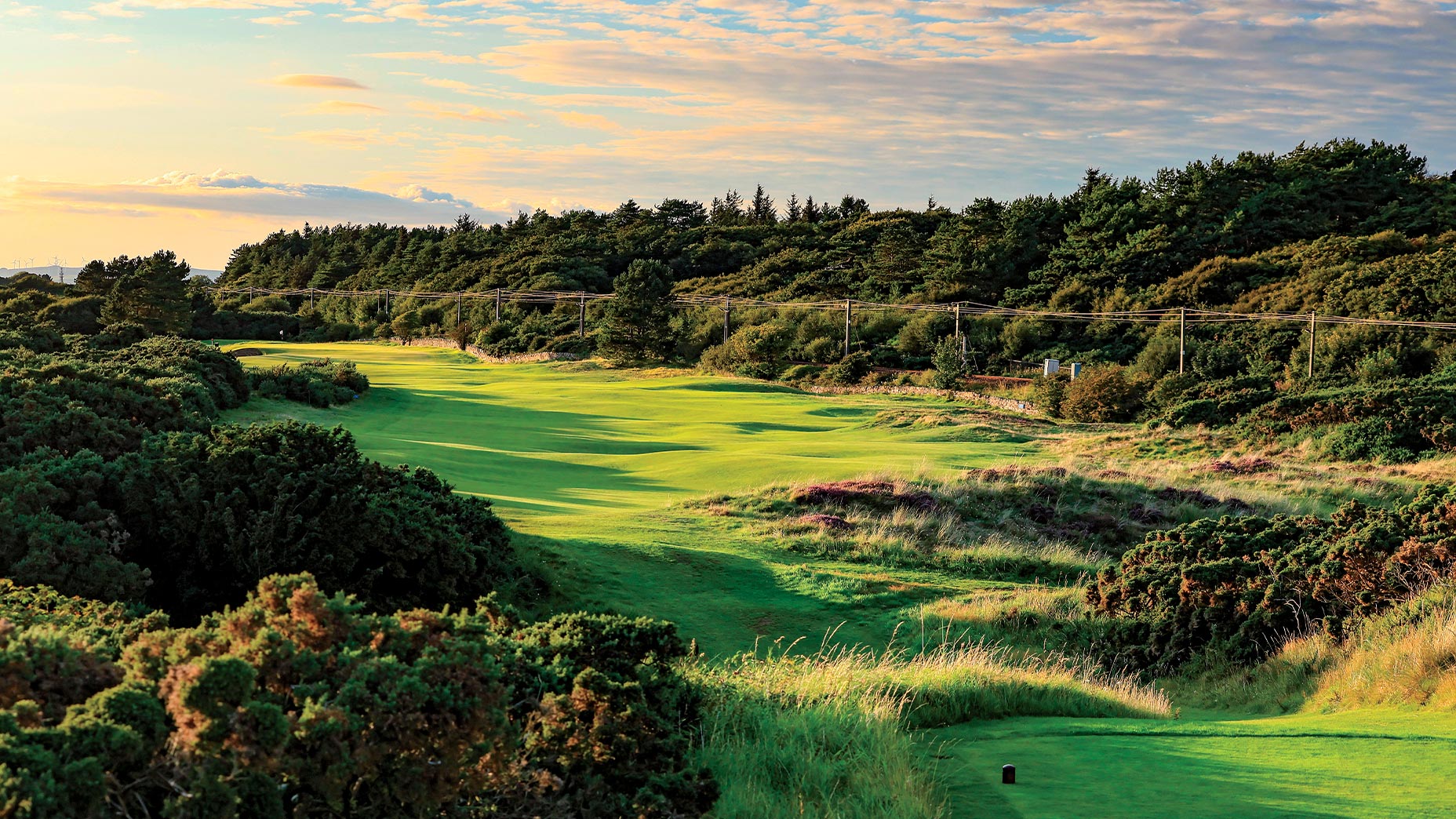 the eleventh hole at royal troon golf club scenic shot