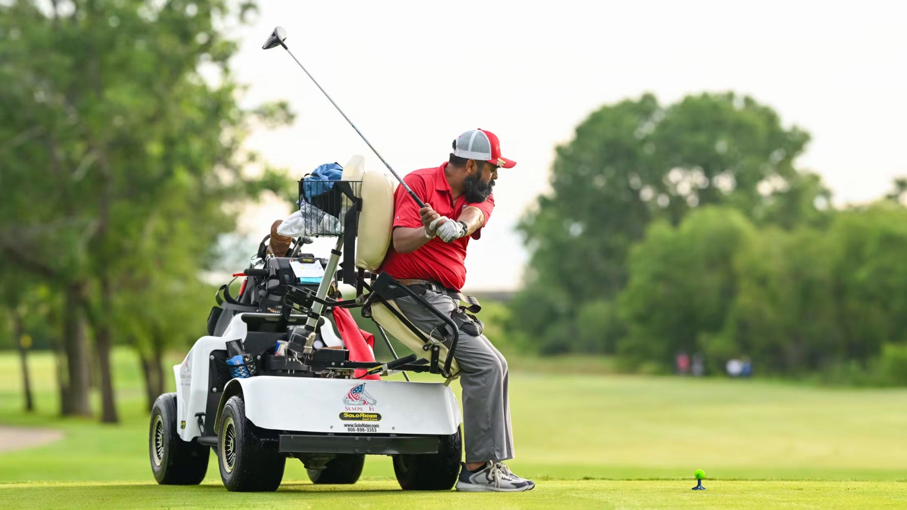 randy shack at the 2024 u.s. adaptive open