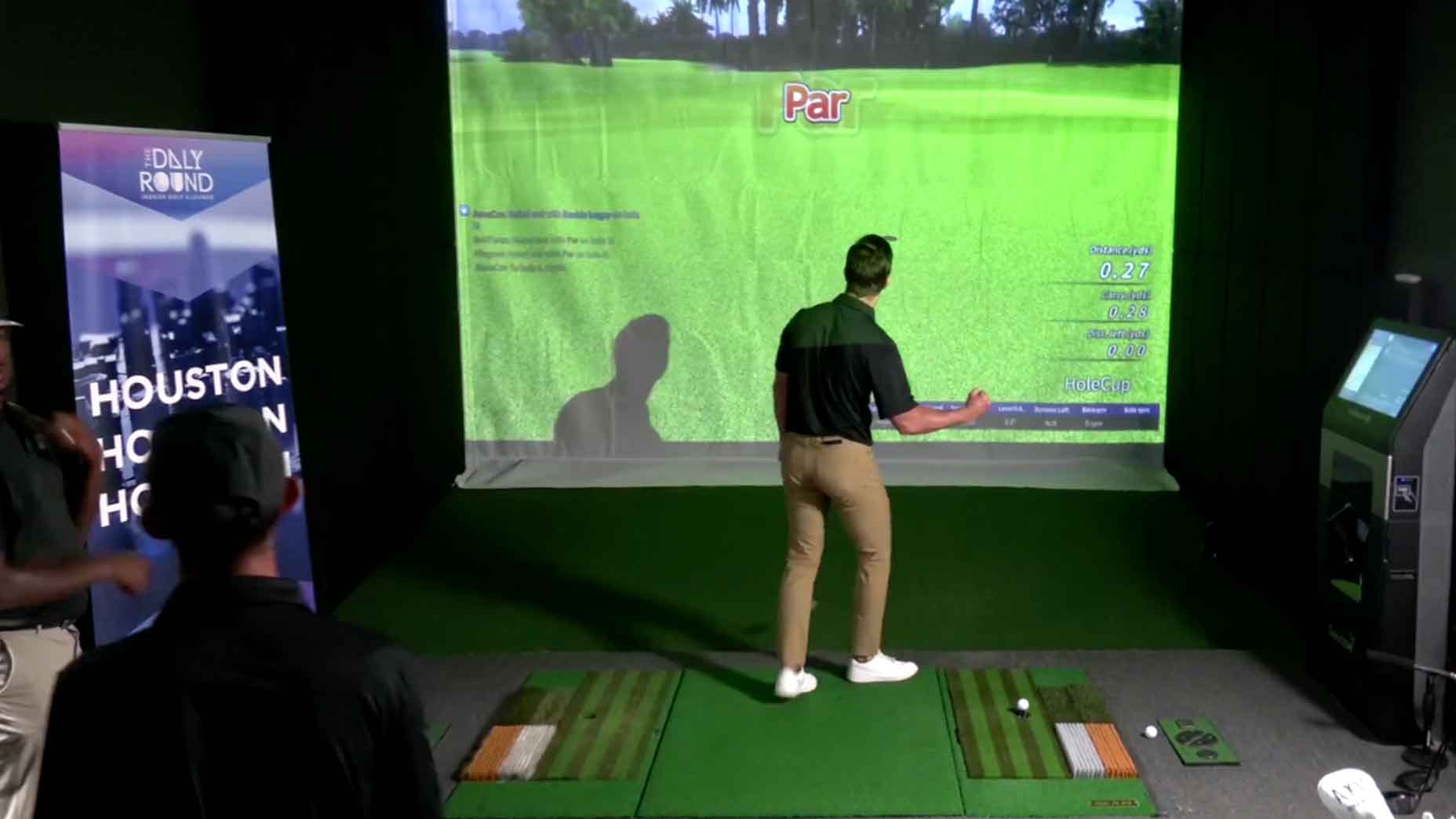 Team Houston secured a win over Team Mexico in sudden-death in GOLFZON Tour's match 4