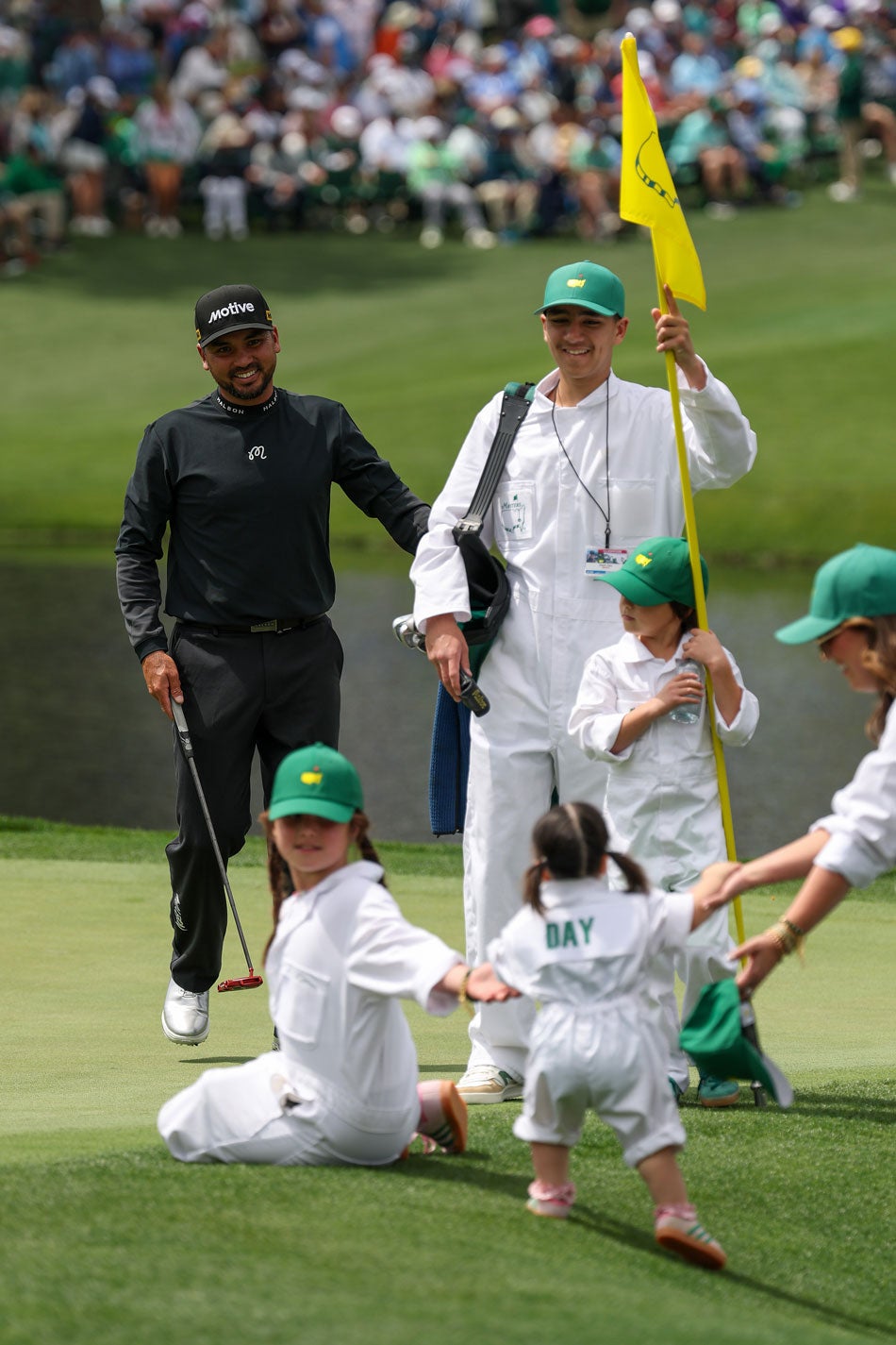 The Day family at the Par-3 Contest