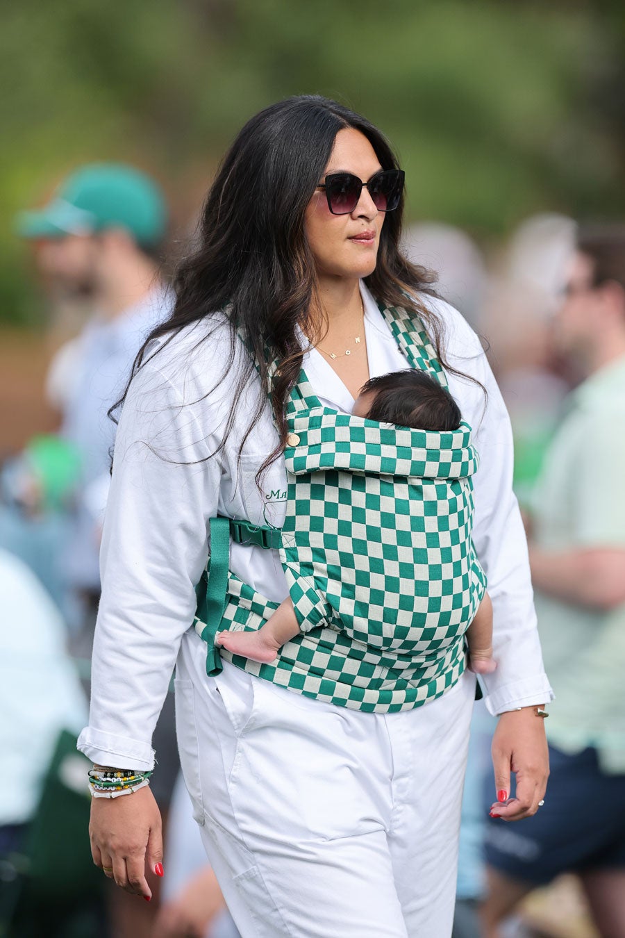 The Finau family at the Par-3 Contest