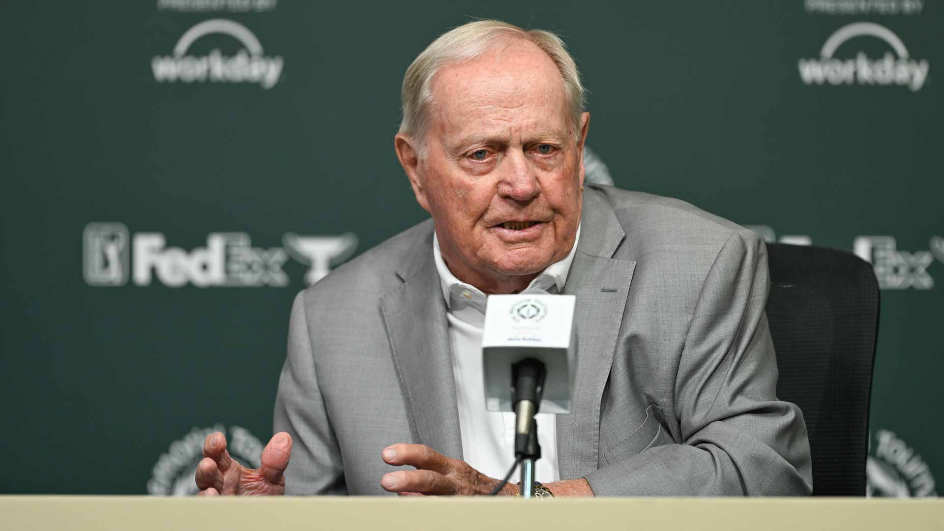 Jack Nicklaus is hosting his 50th Memorial Tournament this week.