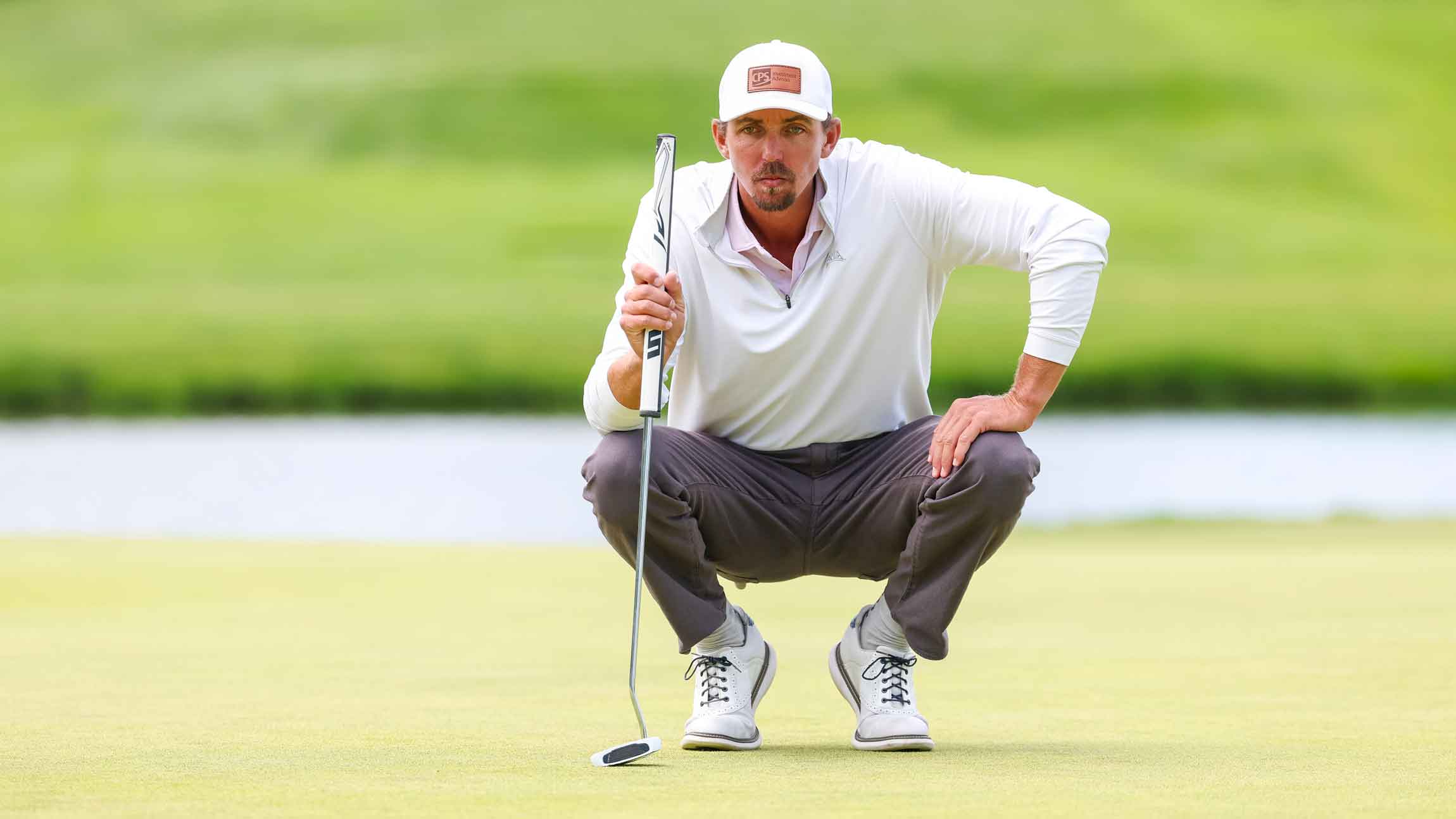 Marc Dull in his second round match at Plainfield on Tuesday.