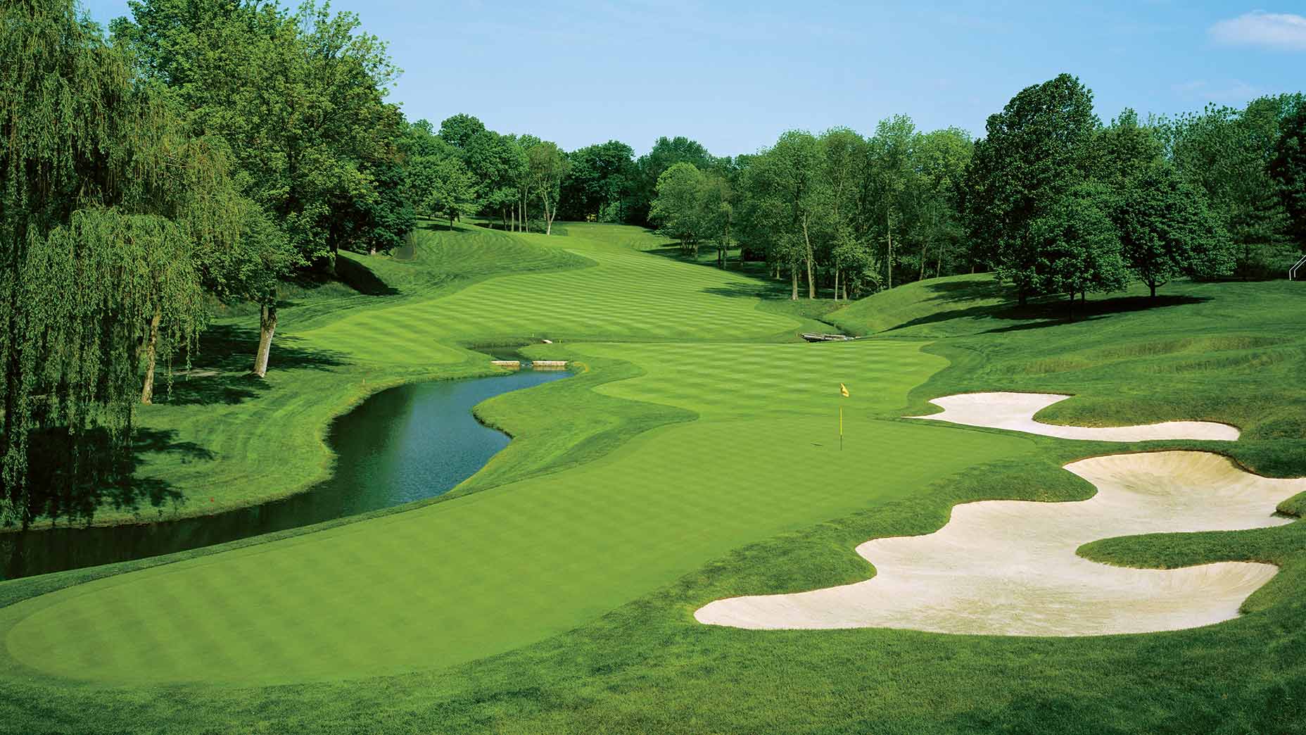 the par-4 14th at muirfield village