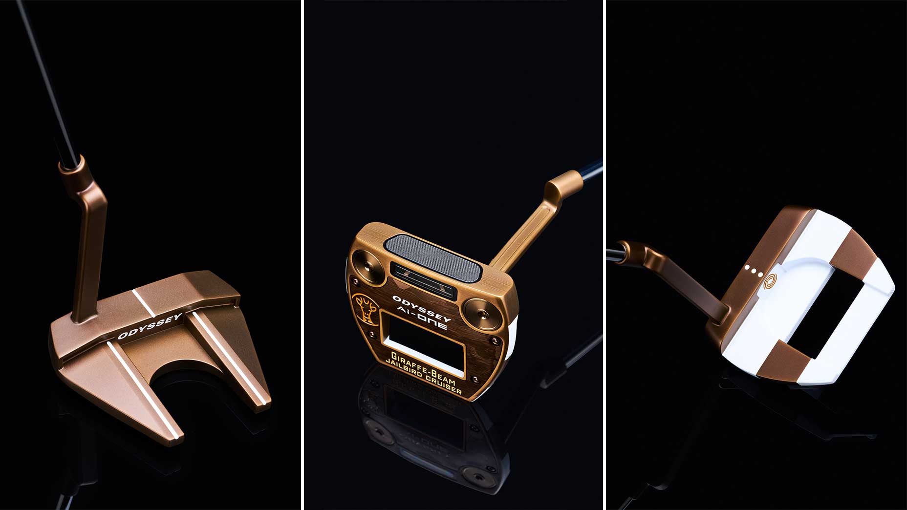 (From L to R) Odyssey Giraffe-Beam No. 7, Jailbird Cruiser and Jailbird Mini.