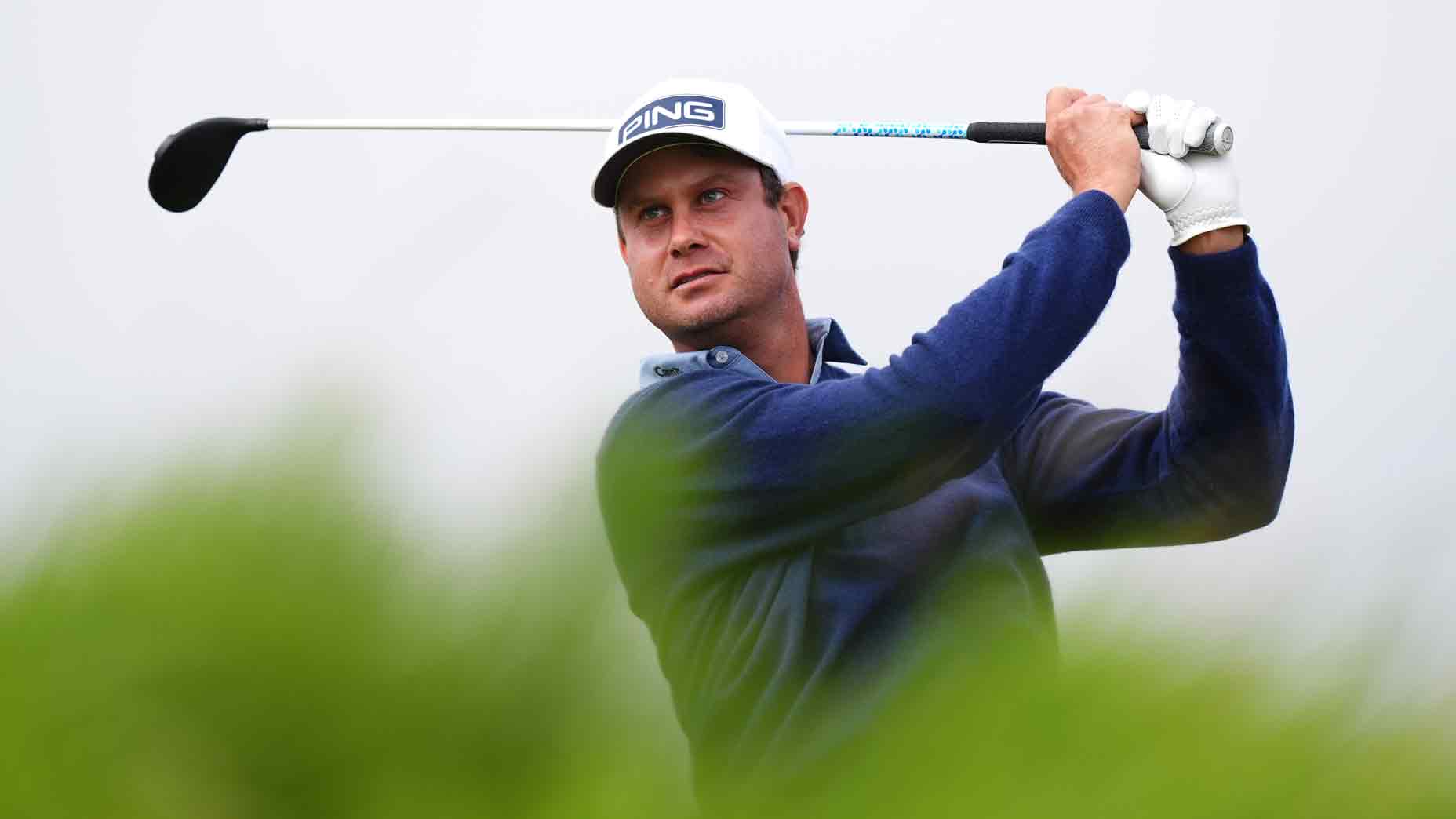 Harris English of the United States on day two of The 153rd Open Championship at Royal Portrush in County Antrim, Northern Ireland. Picture date: Friday July 18, 2025.