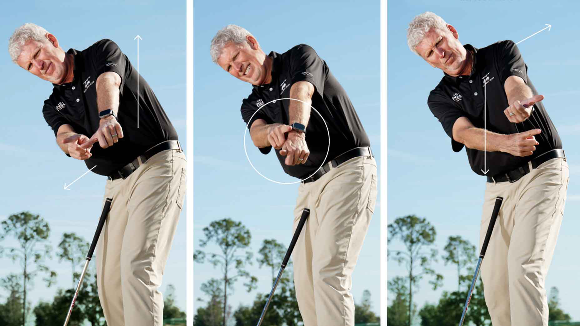 joe hallett demonstrates how to execute swing drill