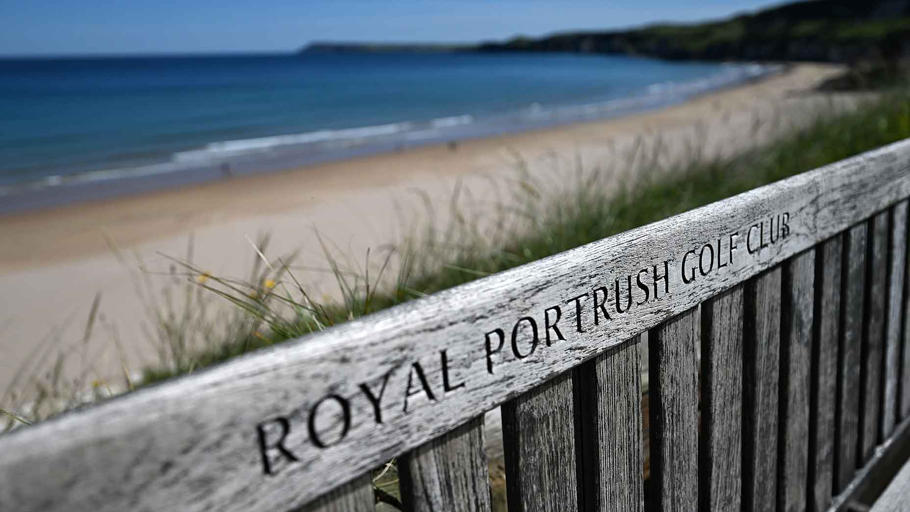 Royal portrush bench