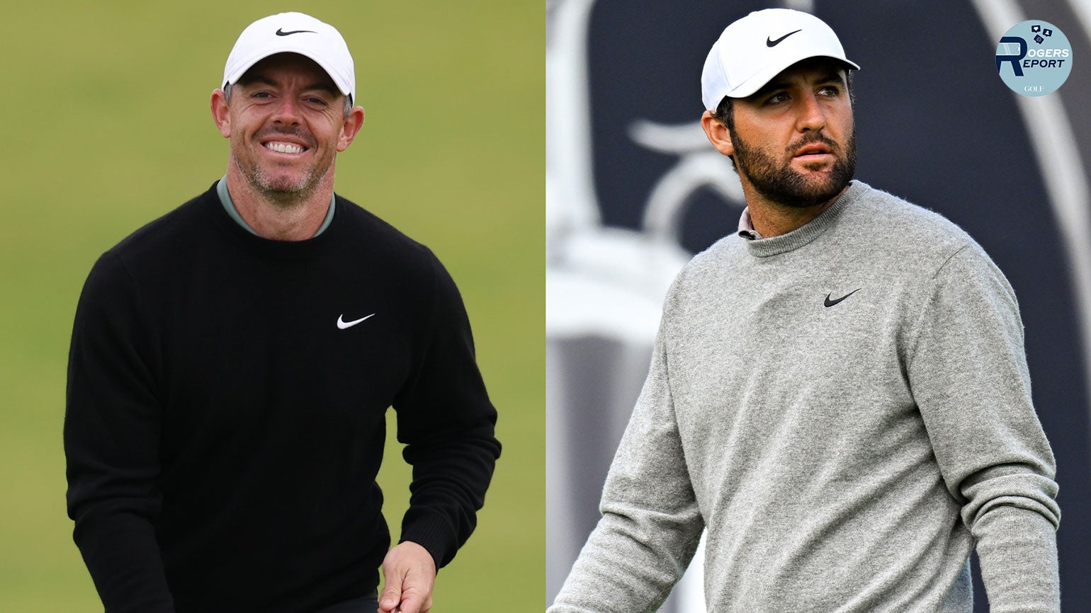 Rory McIlroy and Scottie Scheffler at Royal Portrush.
