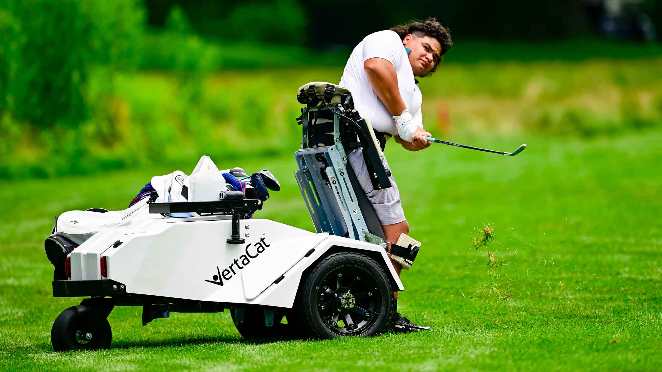 Max Togisala at the 2025 U.S. Adaptive Open
