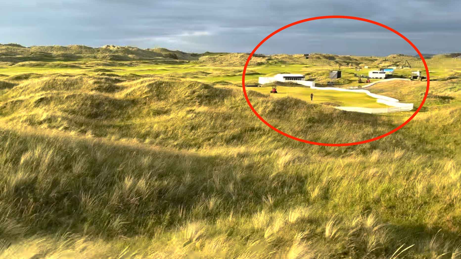 valley course at portrush during Open Championship week