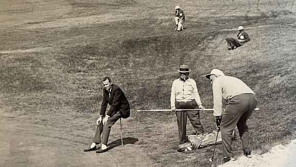 PJ Boatwright officiating at a Tour event