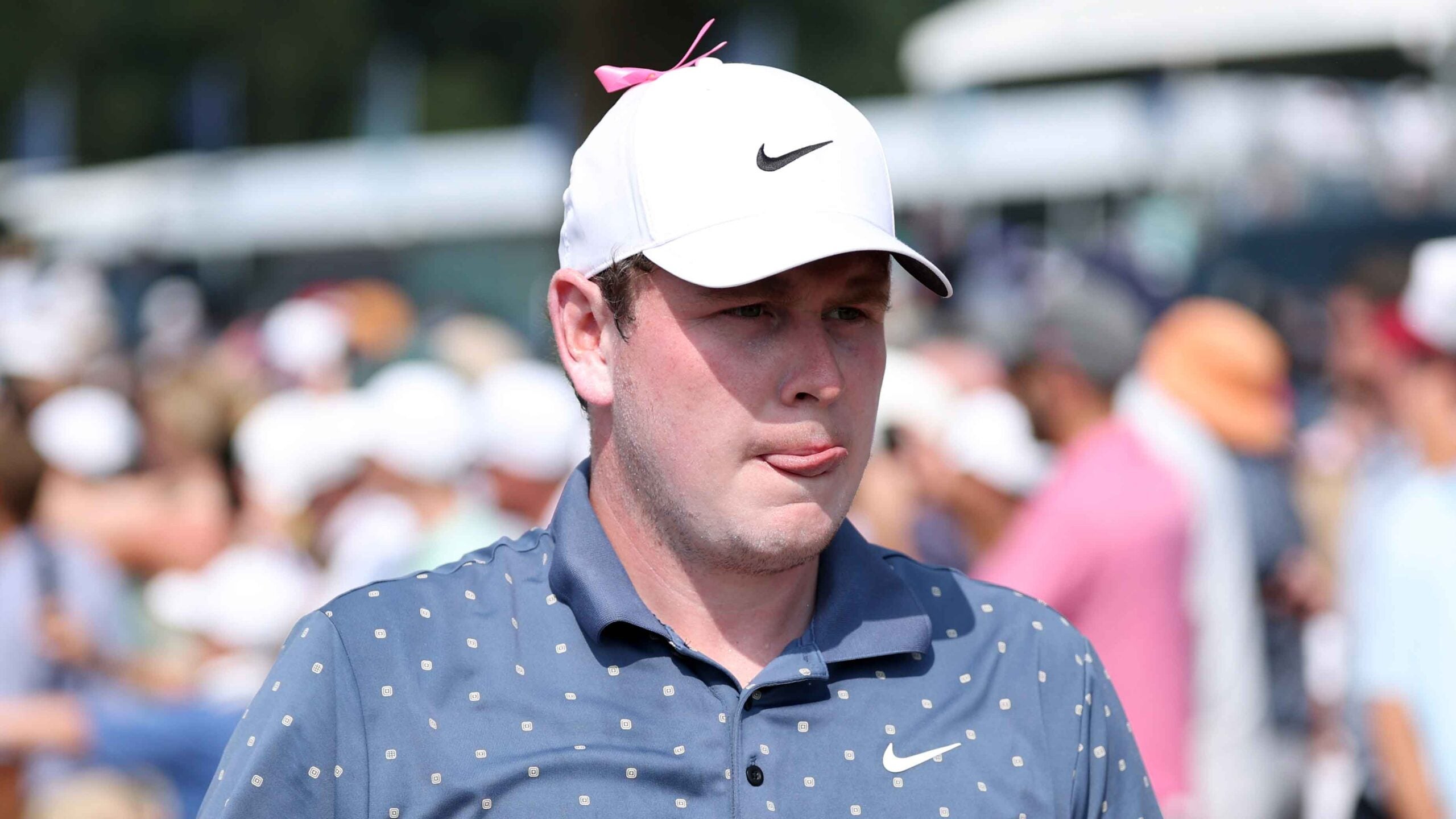 Robert MacIntyre of Scotland walks to the 12th tee during the final round of the BMW Championship 2025 at Caves Valley Golf Club