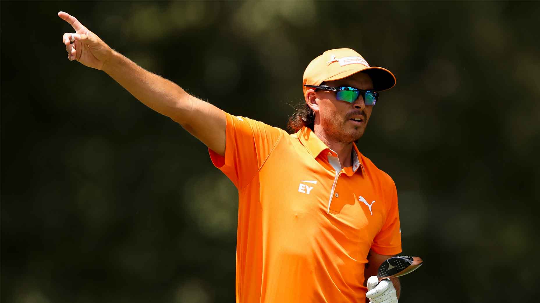 Rickie Fowler reacts to a shot at the 2025 FedEx St. Jude Championship