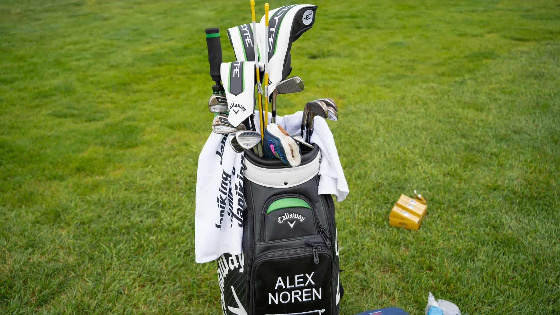 Alex Noren's golf bag at the Truist Championship.