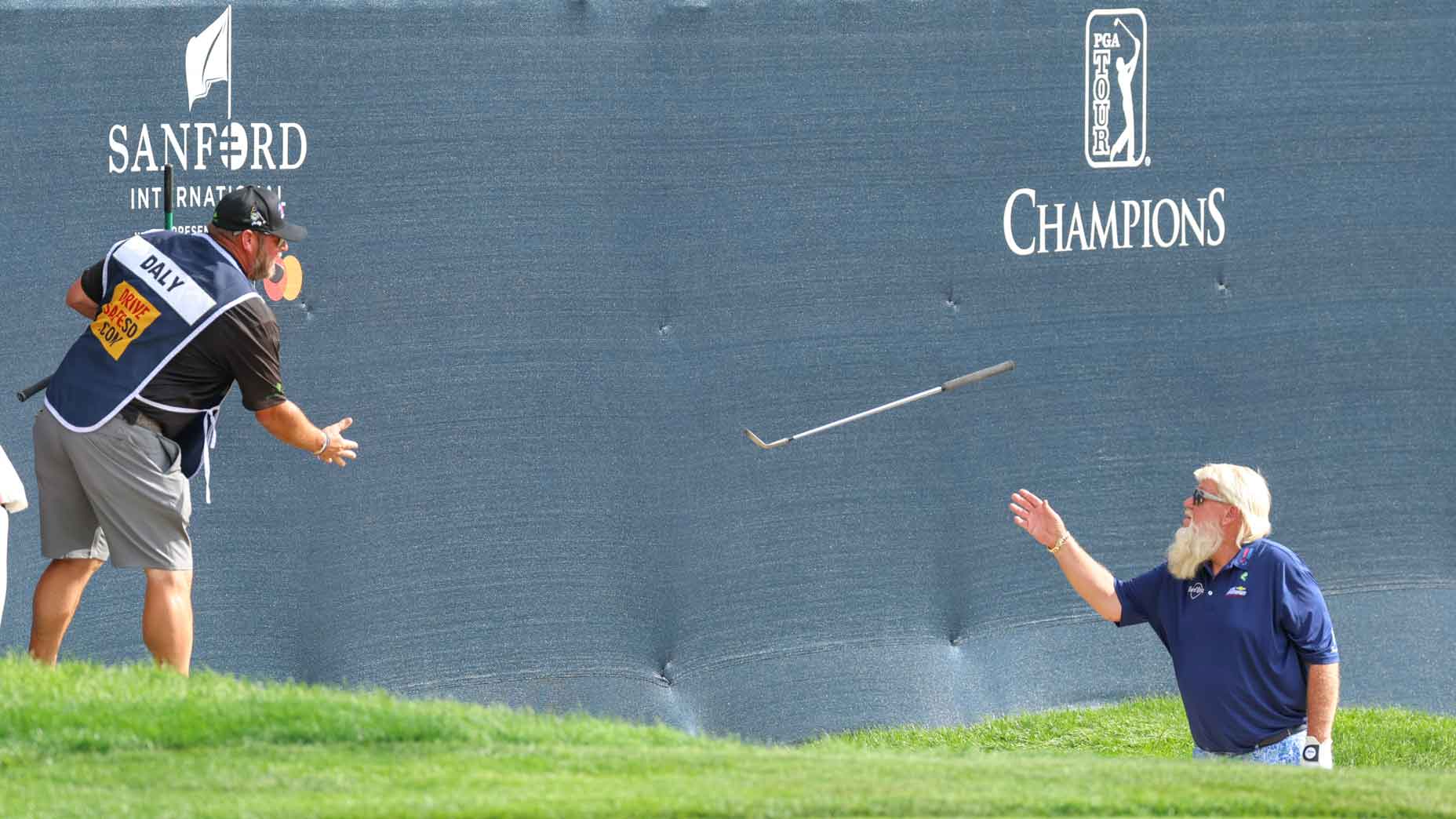 John Daly's opening-round 88 was largely uneventful — with the exception of one hole.