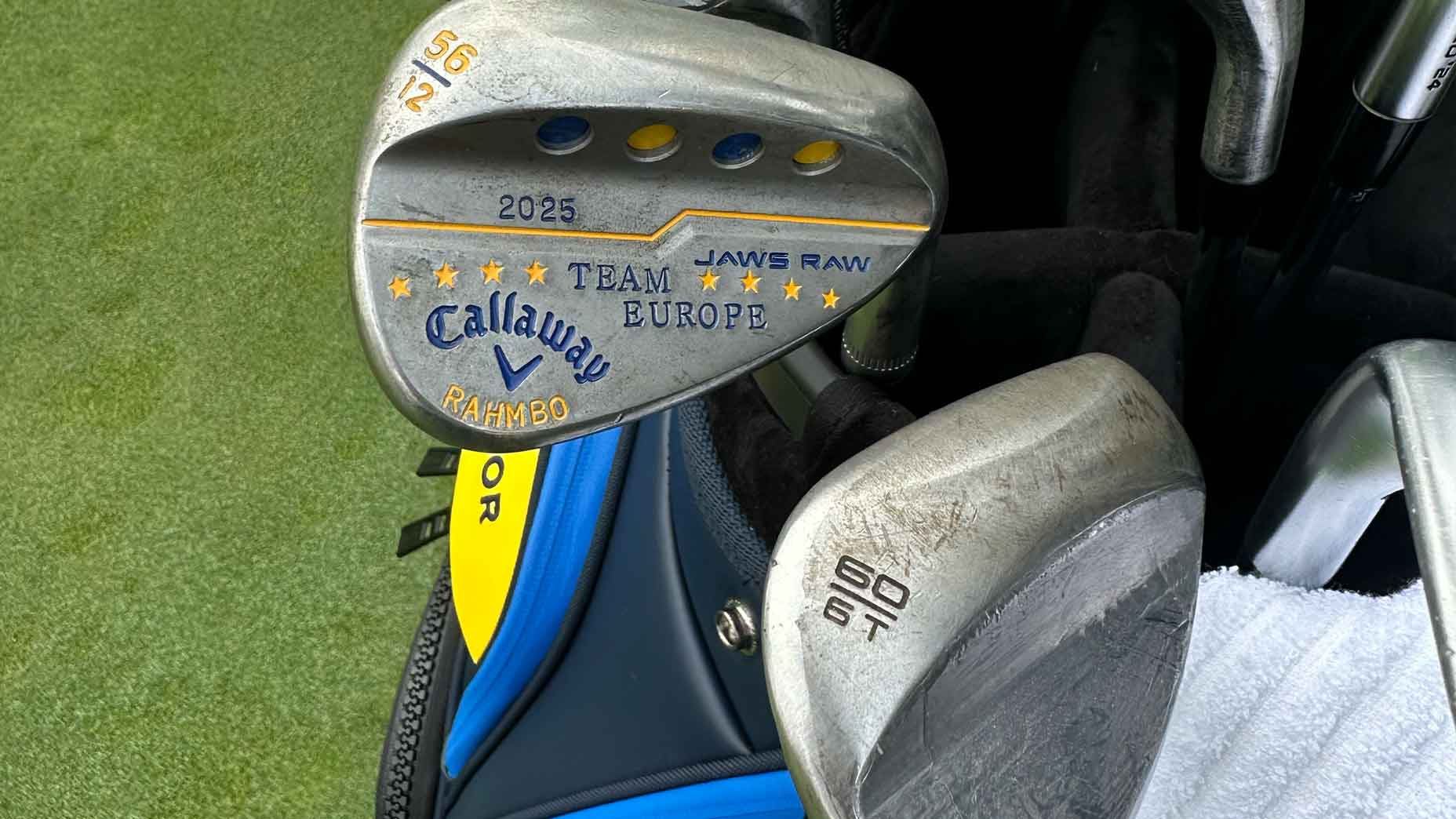 Jon Rahm's Ryder Cup wedges.