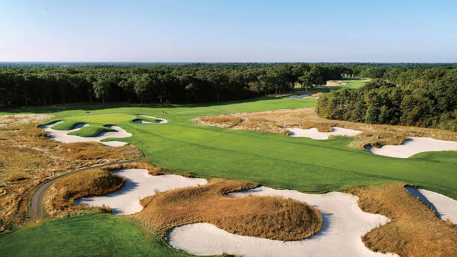 The 11th hole at Bethpage Black in Farmingdale, N.Y.