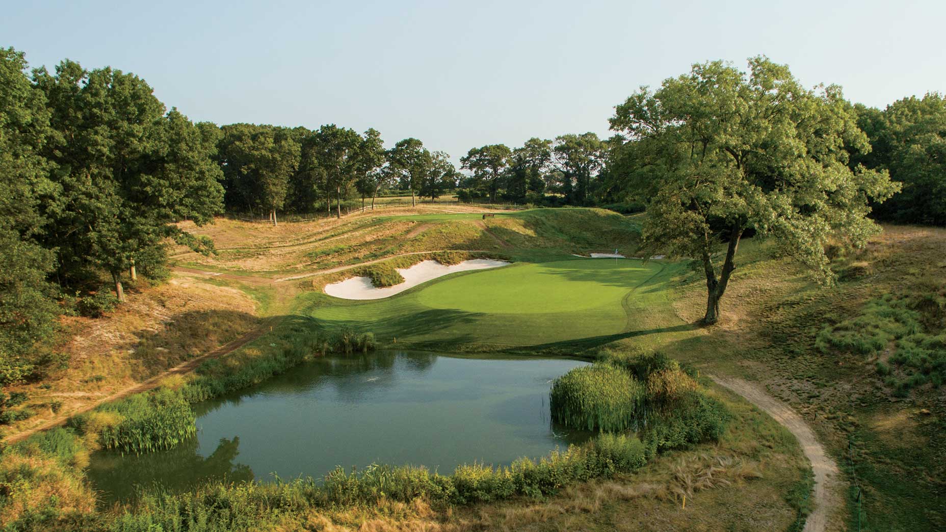 The 8th hole at Bethpage Black in Farmingdale, N.Y.