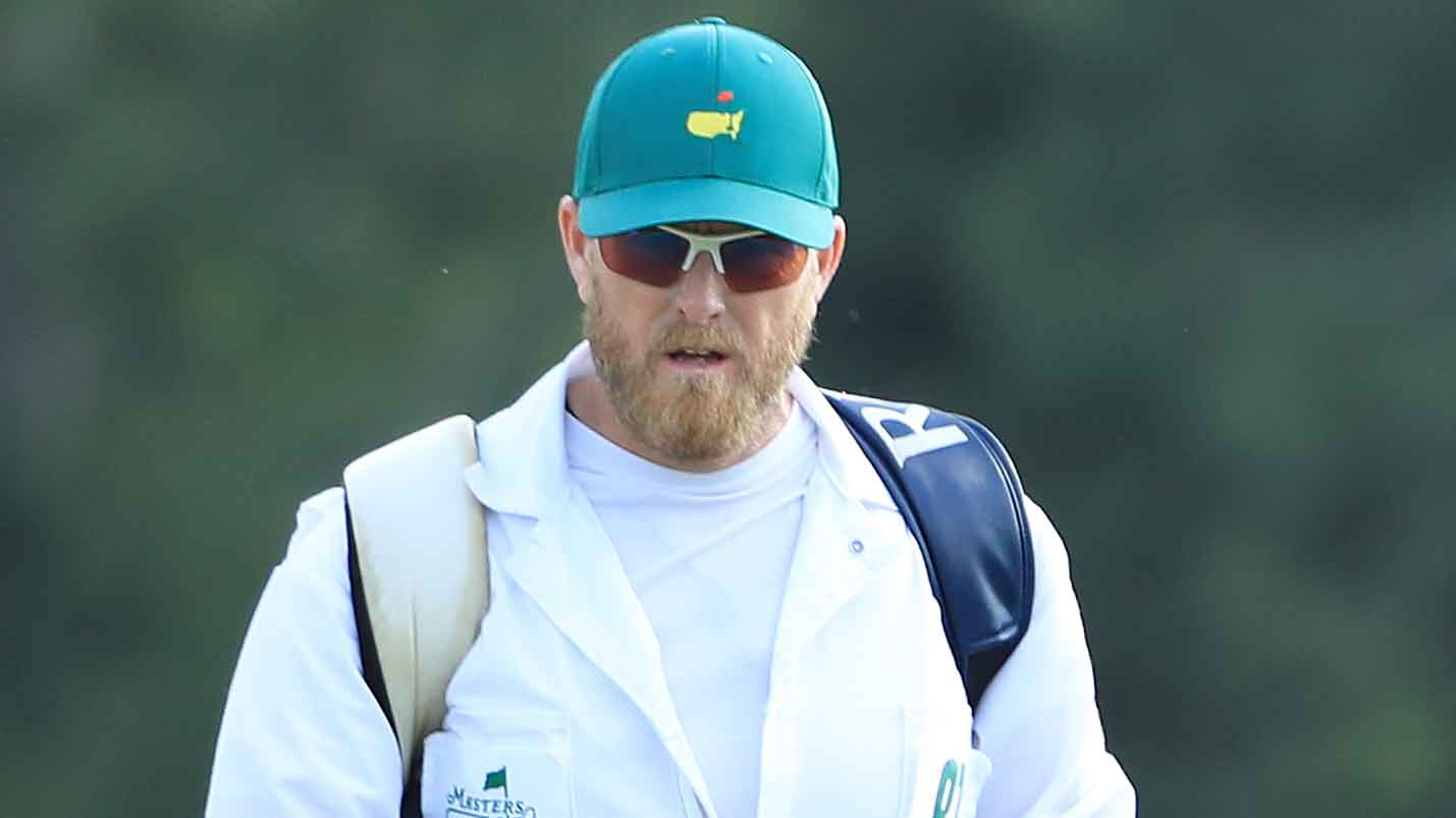 John Wood during the third round of the Masters at Augusta National Golf Club on April 13, 2019