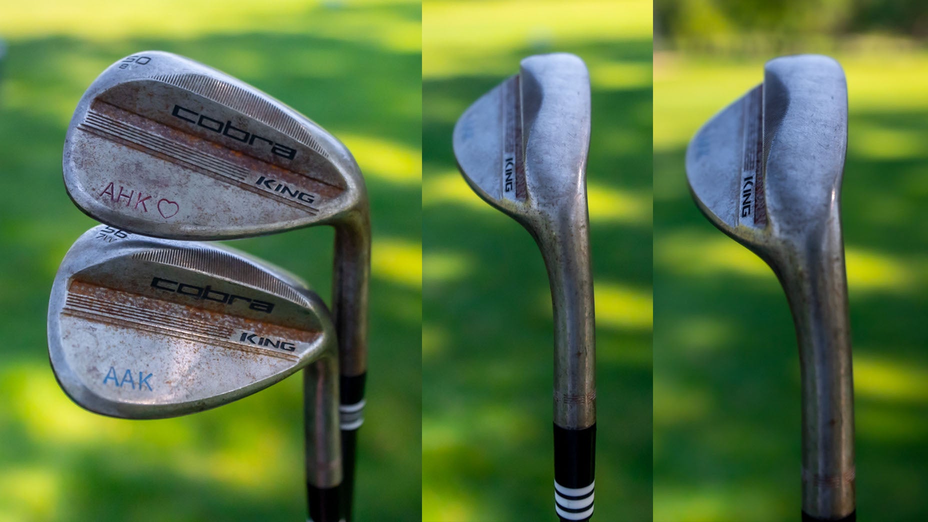 Jake Morrow's custom Cobra King RAW wedge set