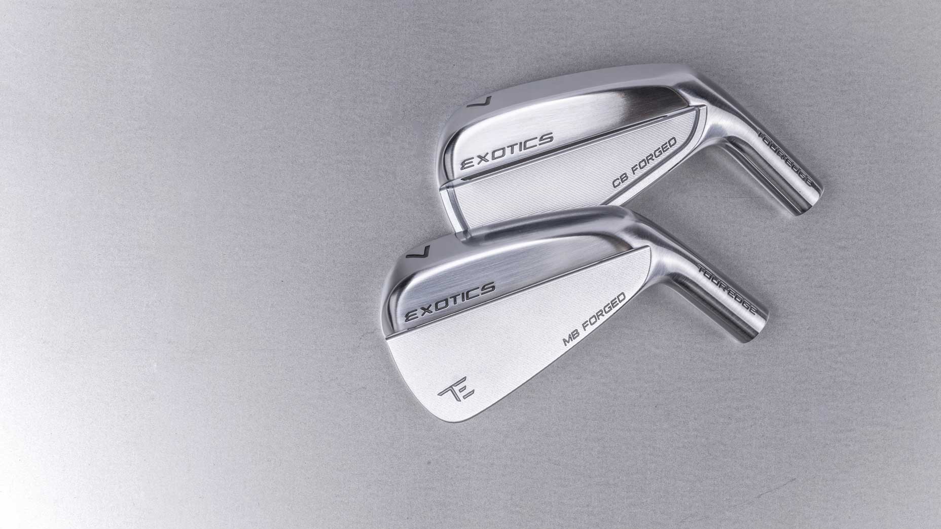 Tour Edge Exotics CB and MB.