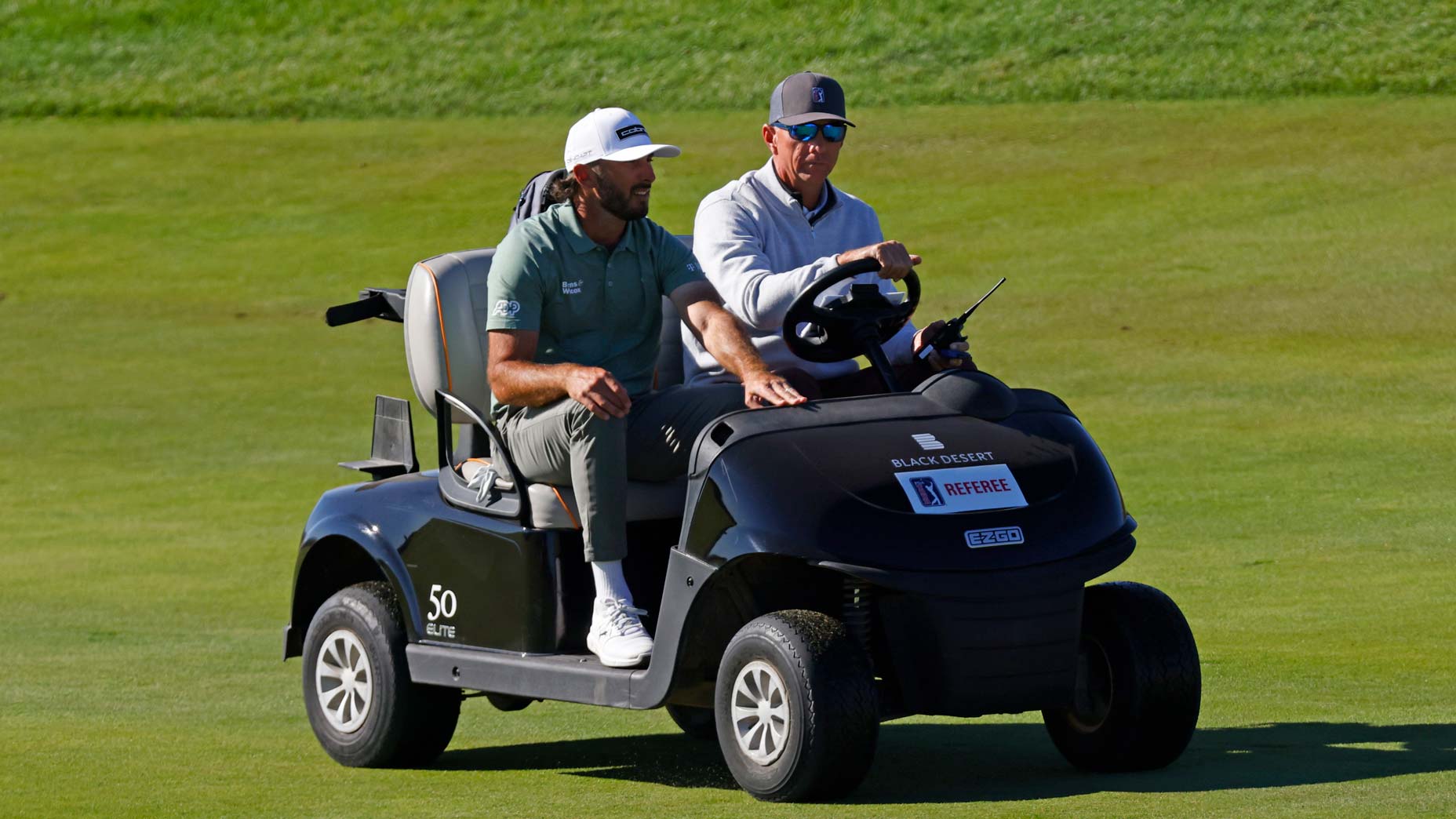 Max Homa toughed through ankle pain on Friday, received treatment and shot 66.