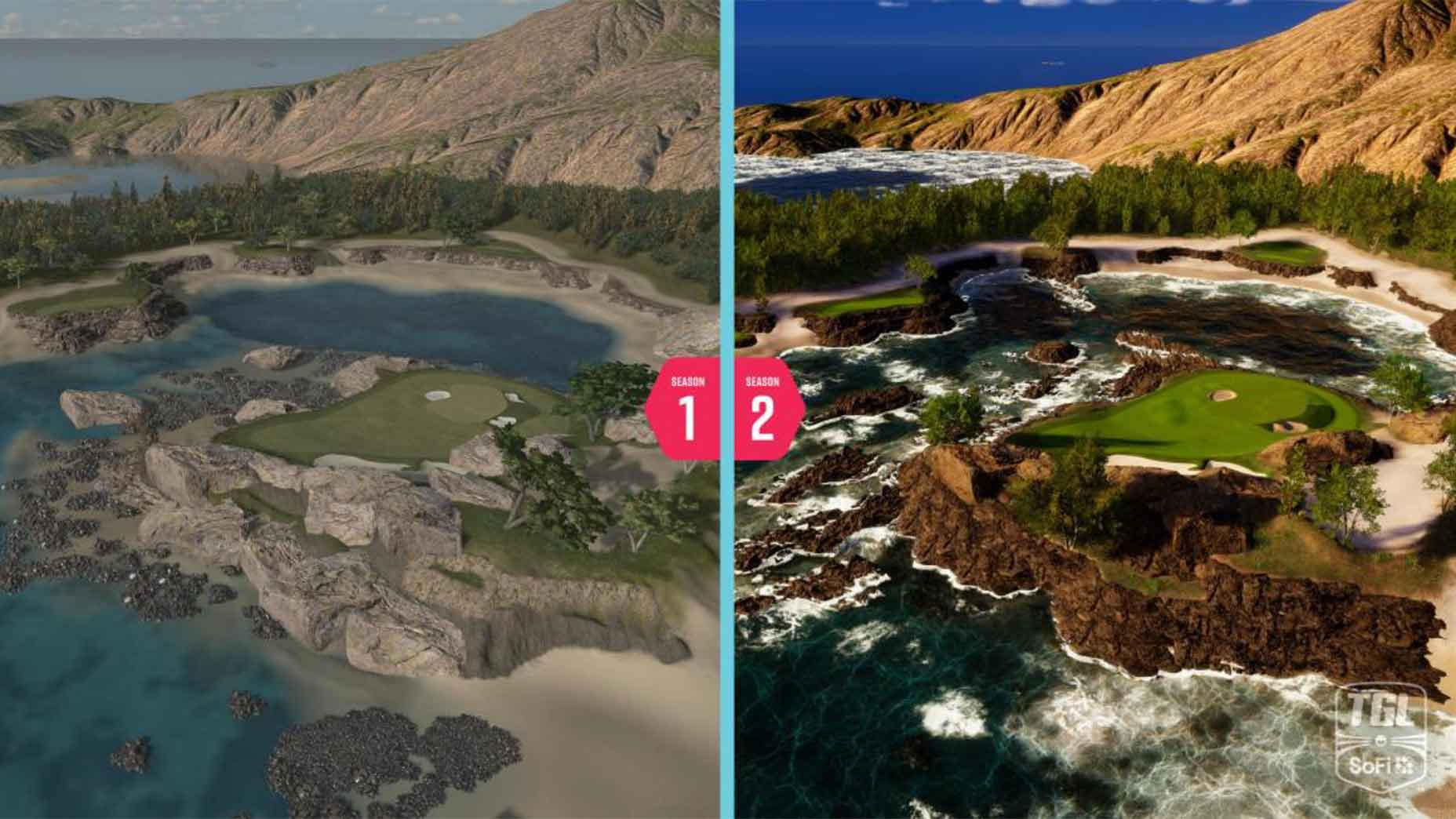 TGL golf hole design