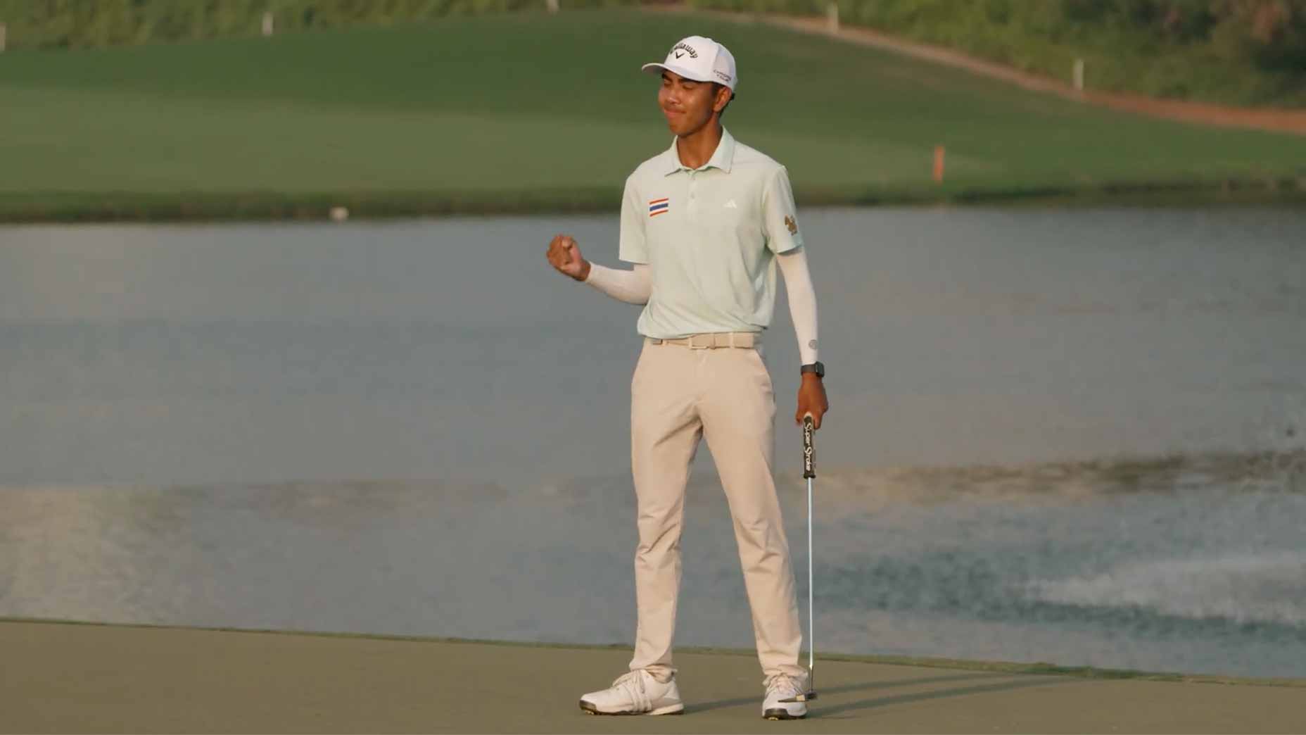 fifa laopakdee celebrates winning asia-pacific amateur championship