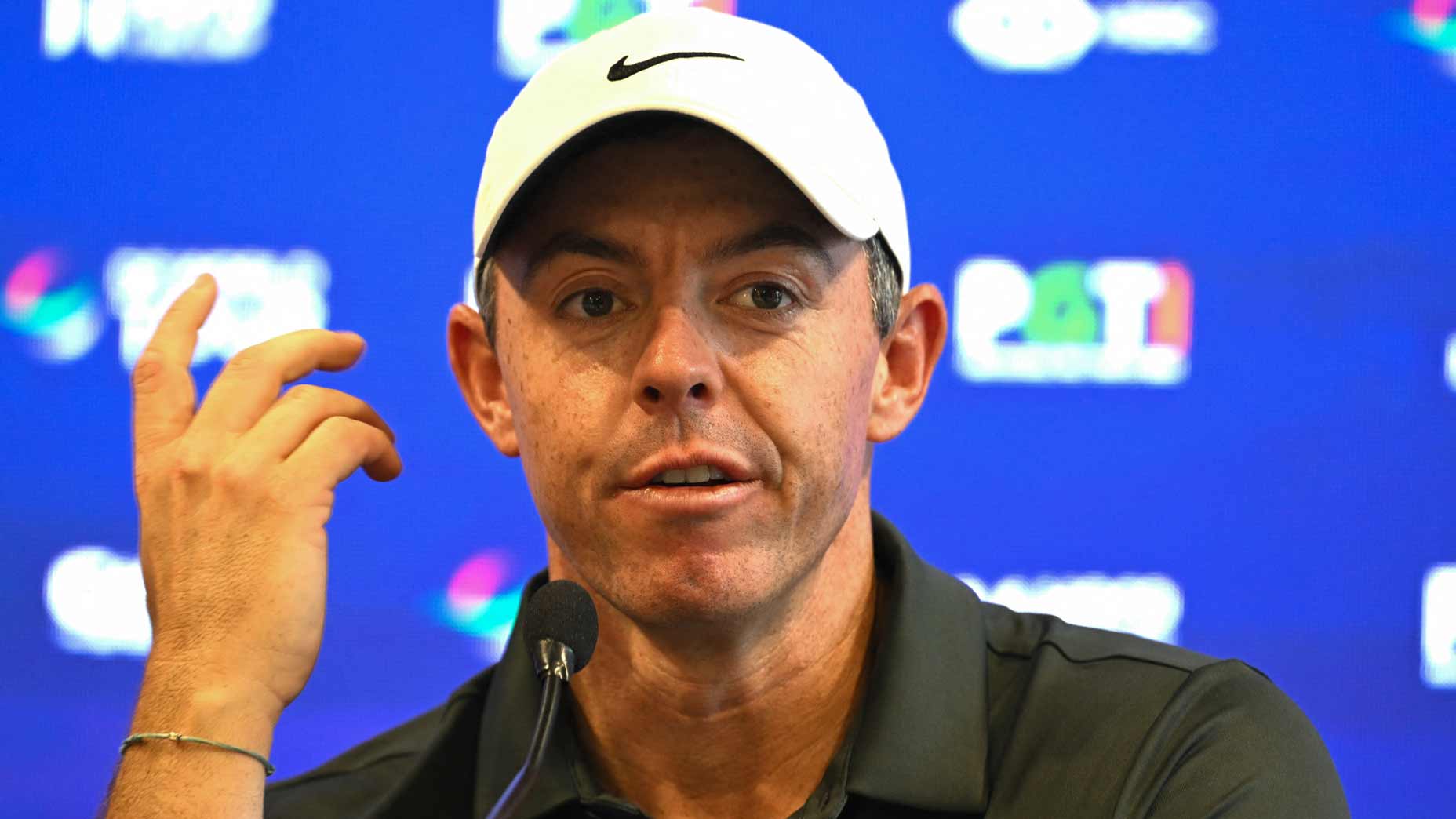 Rory McIlroy talks about Ryder Cup during press conference at the 2025 DP World India Championship.