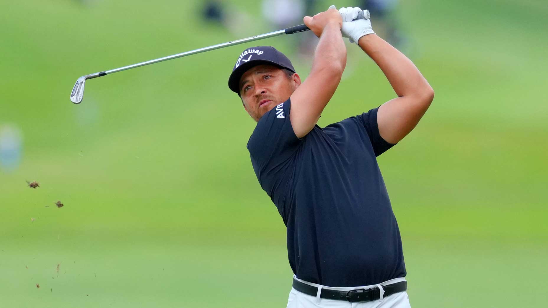 2025 Baycurrent Classic Friday TV coverage: Xander Schauffele plys shot during the second round of the 2025 Baycurrent Classic.