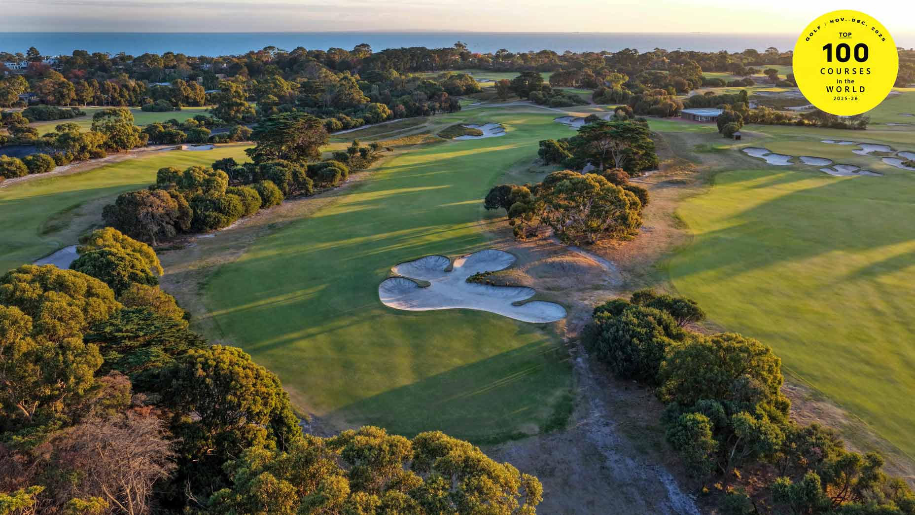 Royal Melbourne West golf course, one of the Top 100 Courses in the World.