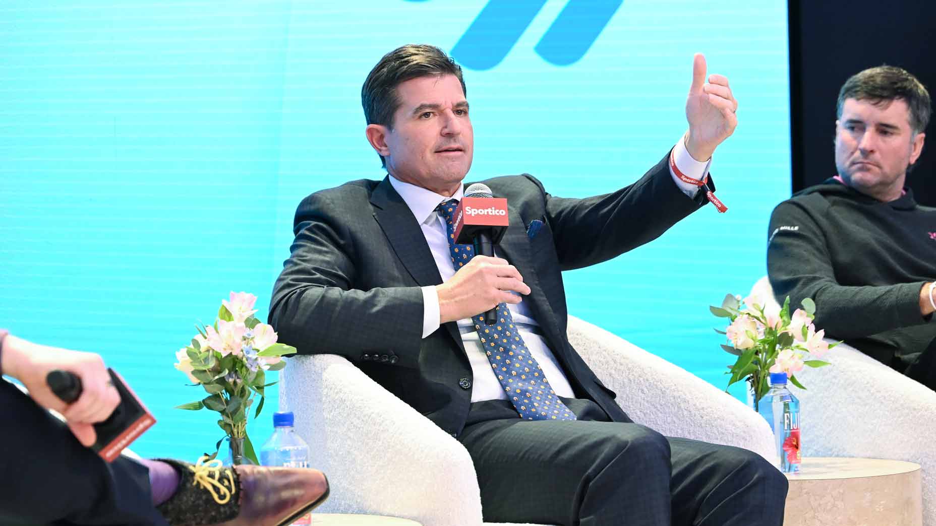 LIV Golf CEO Scott O'Neil at Sportico Invest in Sports conference.