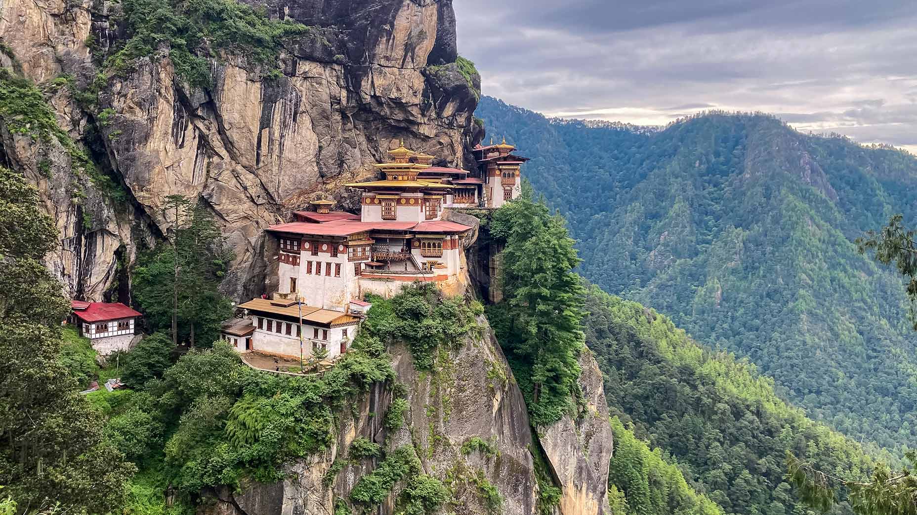 A house in bhutan.