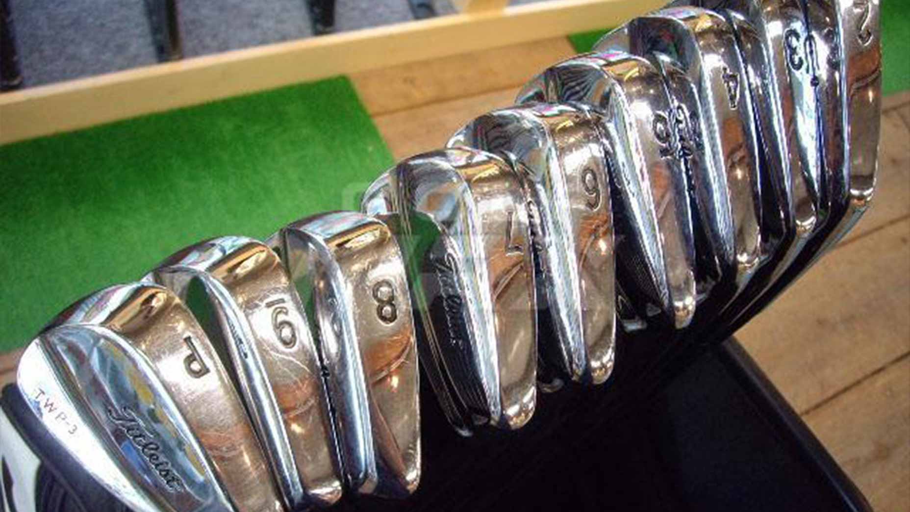 Tiger Woods 681T irons.