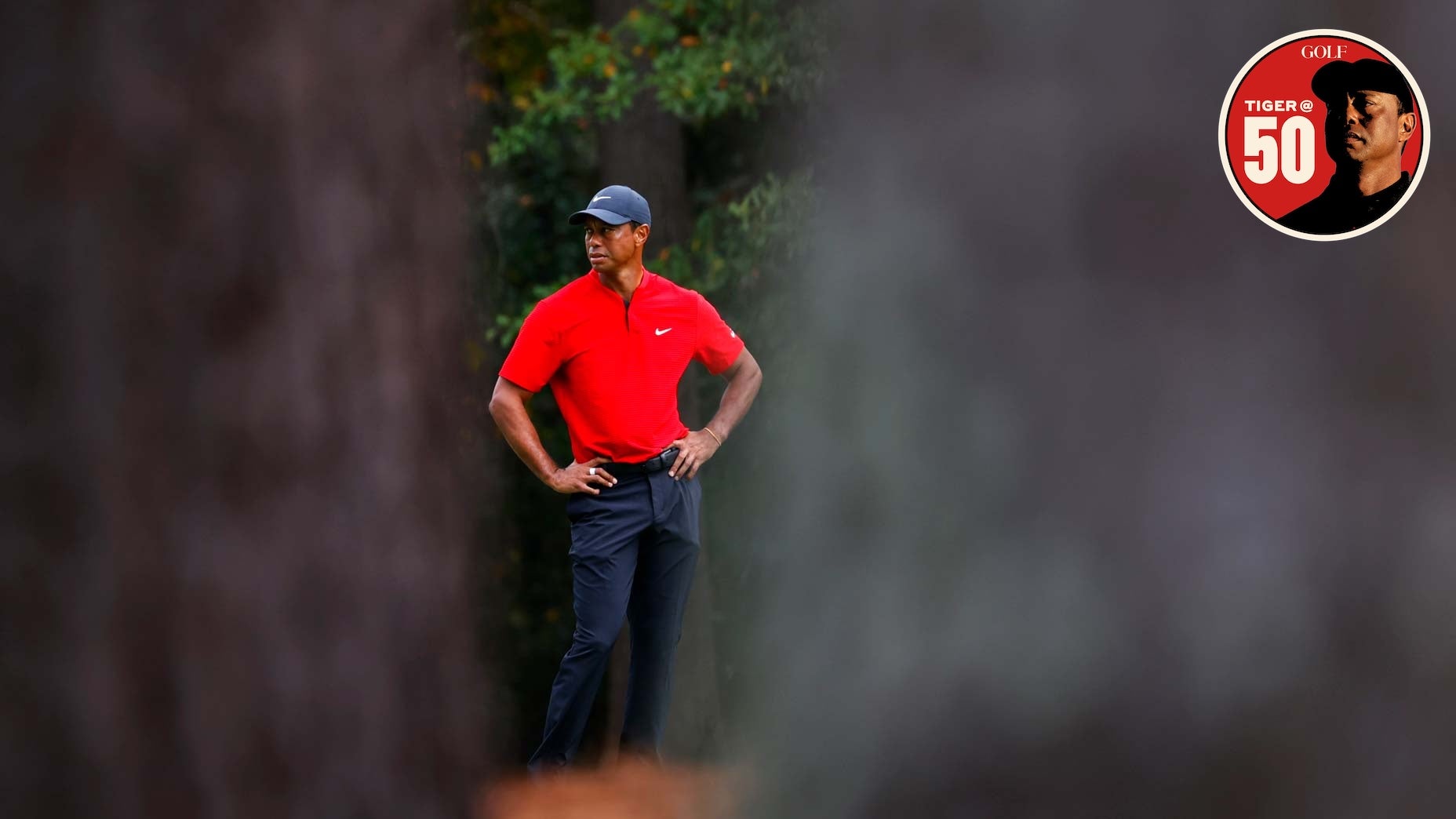 Tiger Woods on Sunday at the 2020 Masters.